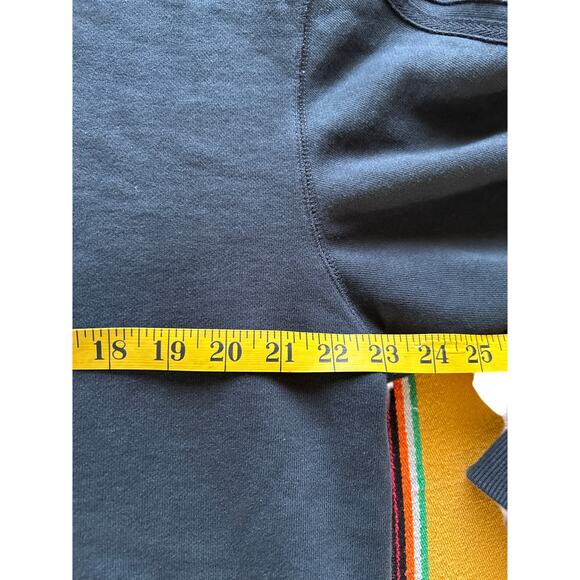 Adidas Adi Dassler Black Zip Up Hoodie with Yellow Emblem Zipper Pull - Picture 8 of 9